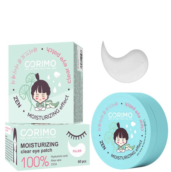 CORIMO Aquapatches for eyes hydrogel DEEP MOISTURIZING hyaluronic 100% Moisturizing 90 g