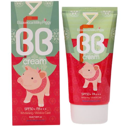 Moisturizing foundation Milky Piggy BB Cream SPF50 Elizavecca 50 ml