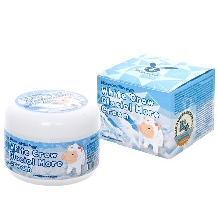 Brightening face cream White Crow Glacial More Cream Elizavecca 100 ml