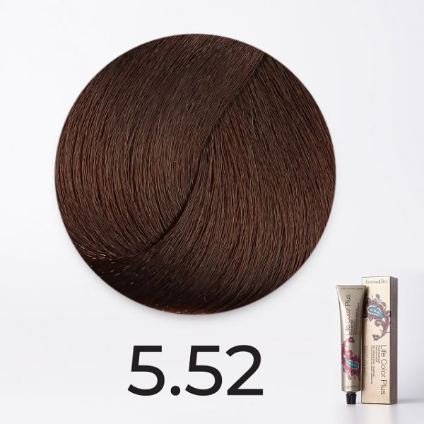 Ammonia cream-paint 5.52 light chestnut chocolate Life Color Plus Farmavita 100 ml