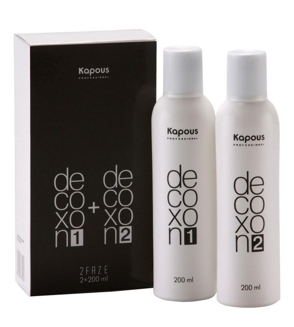 Cosmetic color correction lotion “Decoxon 2 Faze” Kapous 200+200 ml